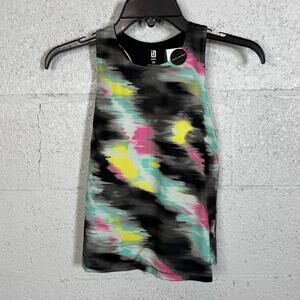 Ideology Women's Printed Shelf-Bra Tank Top  grey XS